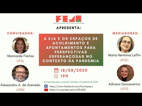 A EJA e os espaços de acolhimento e de perspectivas esperançosas